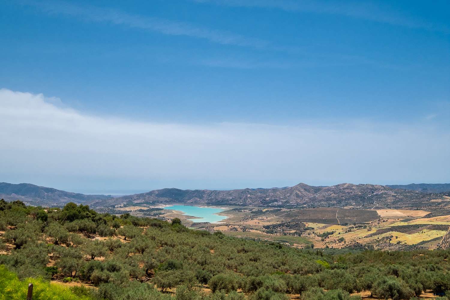 Doppelhaushälfte in Perina mit Blick auf den Viñuela-See