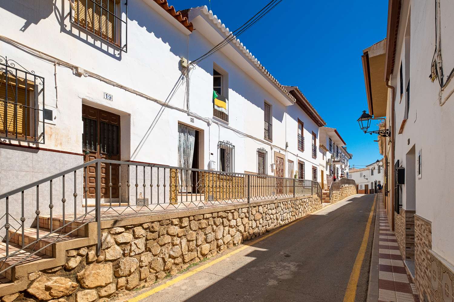 Traditionelles andalusisches Stadthaus in Riogordo