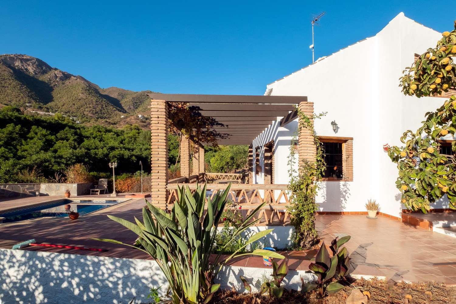 Cortijo con piscina en Frigiliana