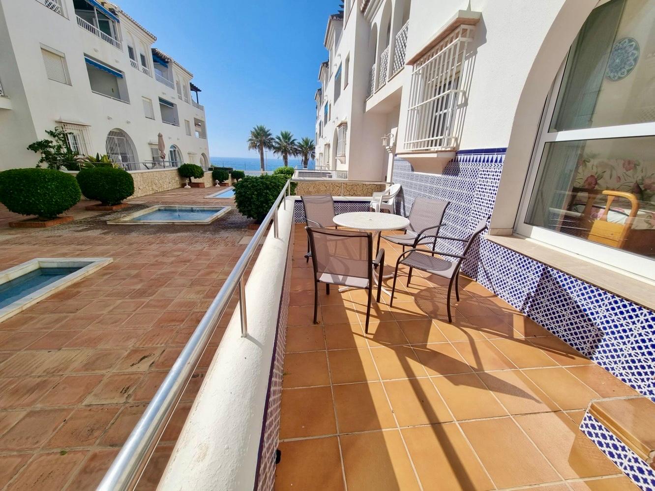 APARTAMENTO 2 DORMITORIOS PRIMERA LINEA PLAYA VISTAS AL MAR, GRAN TERRAZA y PISCINA (GARAJE OPCIONAL) - NERJA, PLAYA TORRECILLA