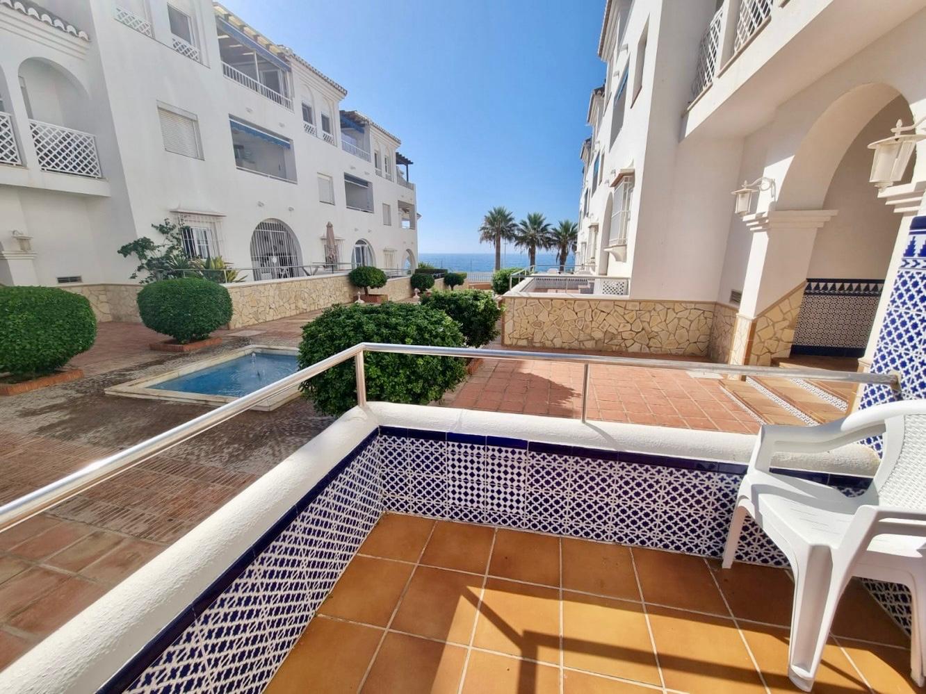 APARTAMENTO 2 DORMITORIOS PRIMERA LINEA PLAYA VISTAS AL MAR, GRAN TERRAZA y PISCINA (GARAJE OPCIONAL) - NERJA, PLAYA TORRECILLA