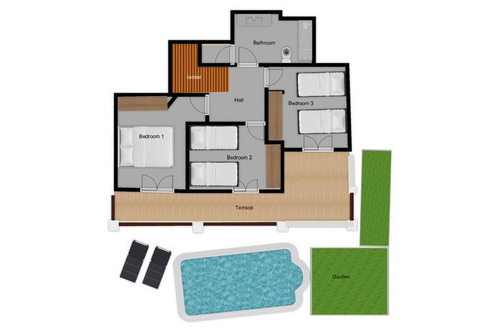 Preciosa villa independiente en Frigiliana con vistas al mar