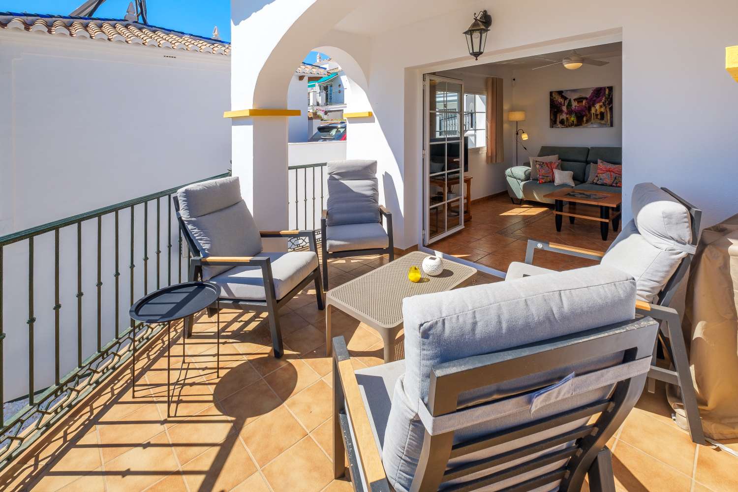 Preciosa villa independiente en Frigiliana con vistas al mar